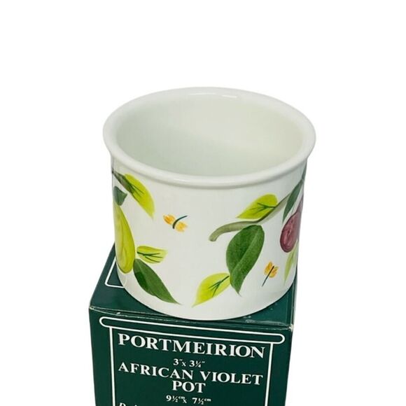 Portmeirion Succulent Plant African Violet Cache Pot Summer Fruits - Picture 4 of 5